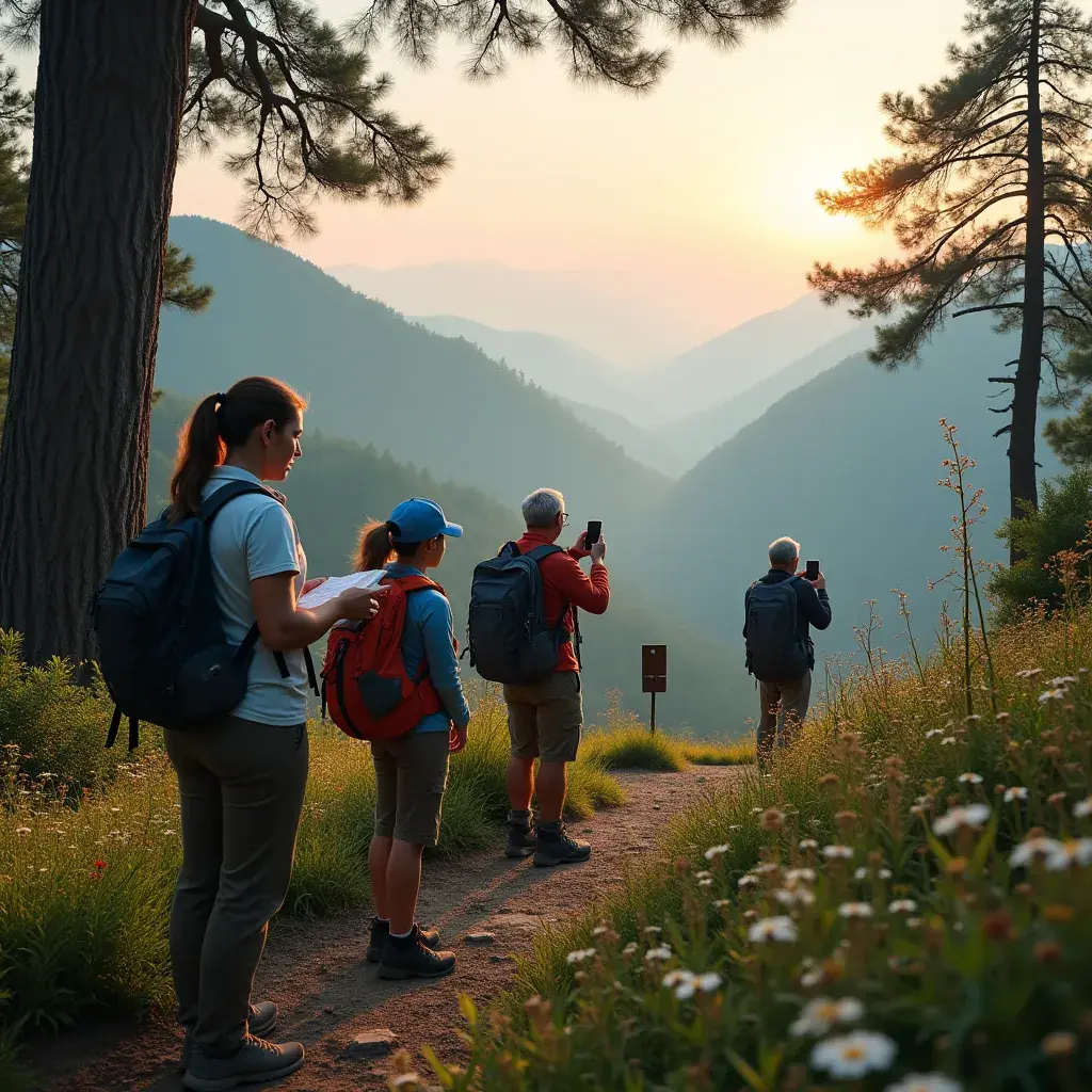 Полосатая зебра, пасущаяся на лужайке среди дикой природы