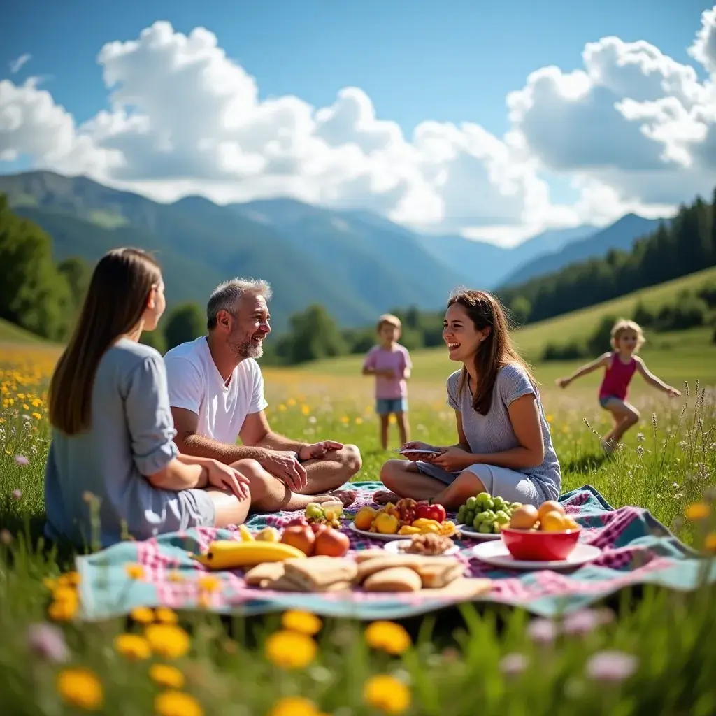 Растения и цветы, цветущие вдоль тропы в парке